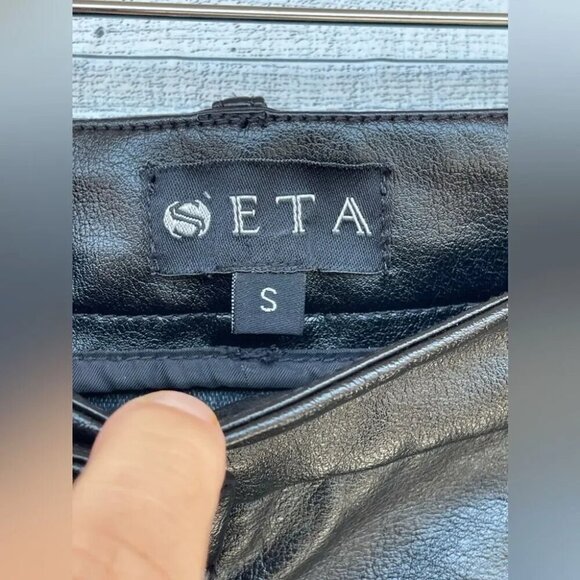 Seta Apparel Women's Leather Baggy Pants small - Picture 7 of 11